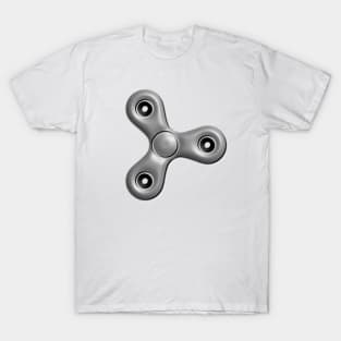 Fidget Spinner - Metallic 3D T-Shirt